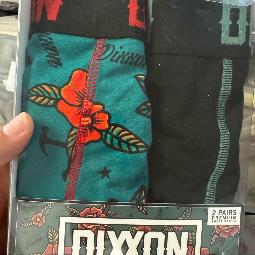 DIXXON Boxer Briefs - Teal and Black 2 pk